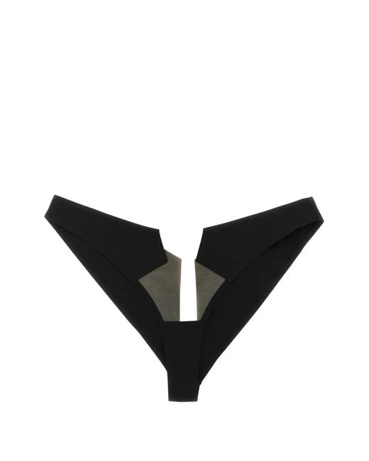 Rick Owens Black X Livy Culotte À Empiècements Transparents