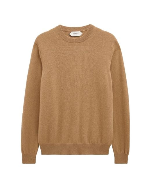 Pringle of Scotland Natural Crew-Neck Cashmere Sweater for men