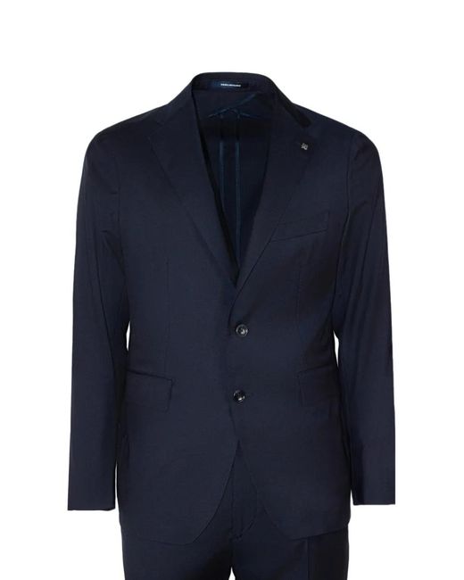 Tagliatore Blue Two-Button Tailored Suit for men