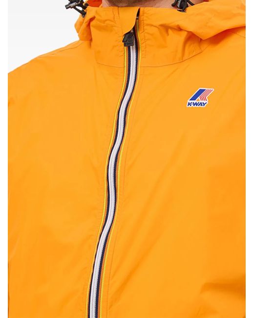 K-Way Orange Veste Le Vrai 0.4 for men