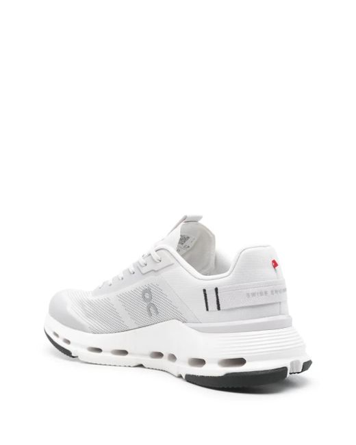 On Shoes White Cloudnova Form 2 Tt Sneakers for men