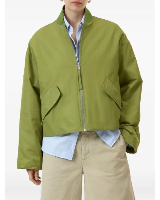 Closed Green Bomberjacke Aus Baumwolle