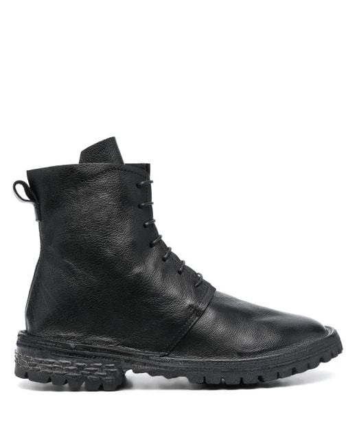 Moma Black Stiefeletten Mit Schnürung 35Mm