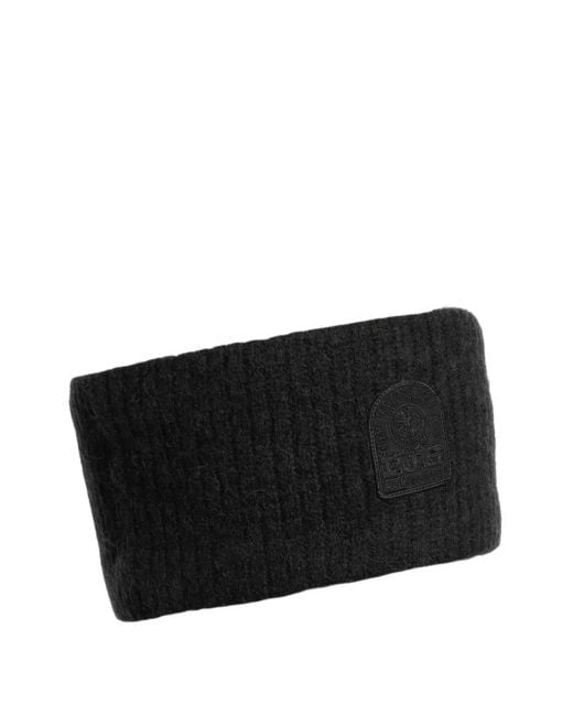 Parajumpers Black Logo-Patch Headband