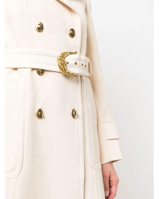 Zimmermann Natural Belted Double-Breasted Coat