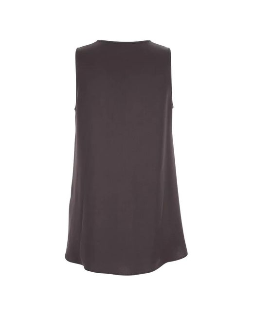 Antonelli Purple Blouse À Col V