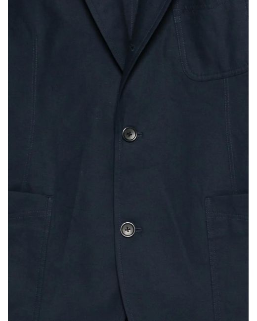 Paul Smith Blue Patch-Pocket Blazer for men