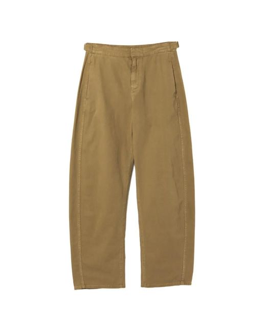 Rag & Bone Green Straight-Leg Trousers