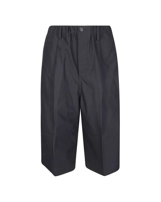 Sofie D'Hoore Gray Buttoned Shorts
