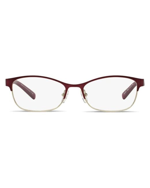 ARMANI EXCHANGE Red Rectangle-Frame Glasses