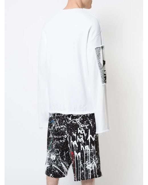 Haculla White They'Re Here Sweatshirt for men