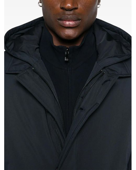 Corneliani Blue Hooded Jacket for men
