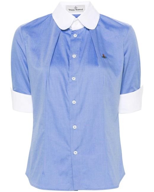Vivienne Westwood Blue Toulouse Cotton Shirt