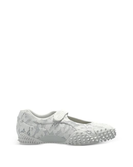 PUMA White Mostro Fey Lace Sneakers
