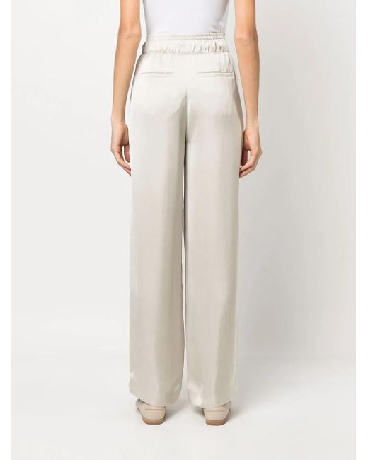 Brunello Cucinelli White Elegant Trousers