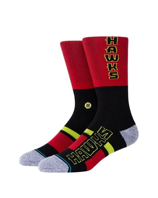 Stance Red X Nba Atlanta Hawks Socks for men