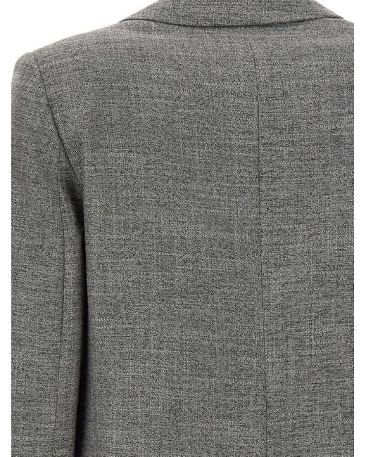 Kaos Single-breasted Blazer Gray