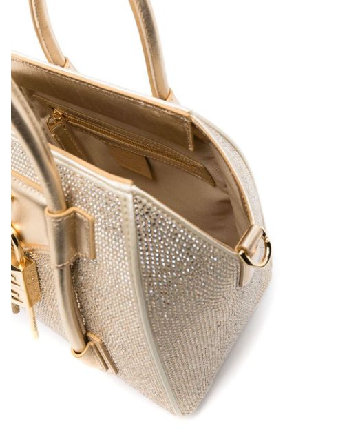Mini sac à main Antigona à strass Givenchy en coloris Natural