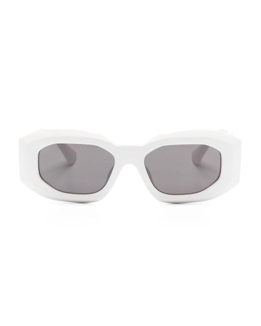 Versace Gray Maxi Medusa Biggie Tinted Sunglasses