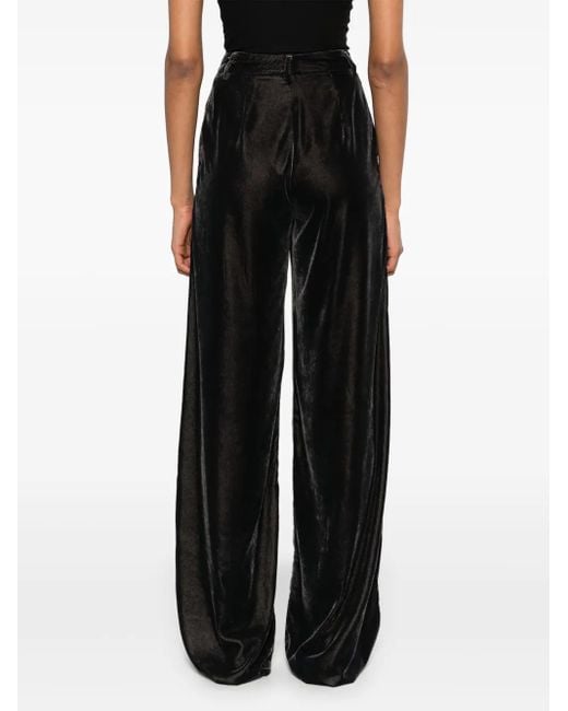 Pantalones con bolsillos Blanca Vita de color Black