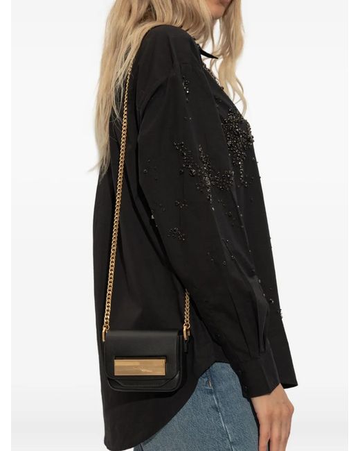 AllSaints Black Etta Mini Bag