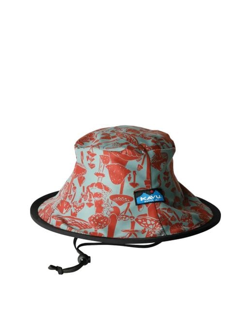 Cappello Bucket Con Stampa di Kavu in White da Uomo