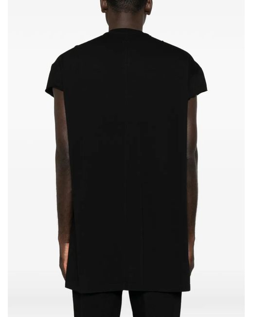 Rick Owens Black Rick S Jumbo Cap-Sleeve T-Shirt for men