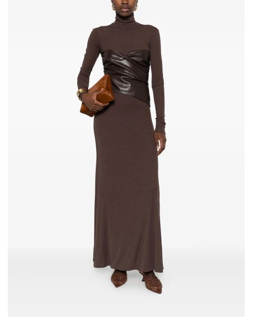 dress the population kai crepe maxi dress Dress the Population Kai Gown - Black