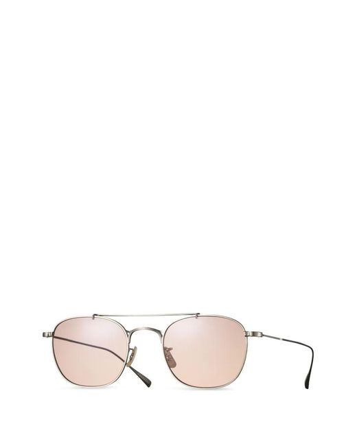Eyevan 7285 Pink Dazzling Pilot-Frame Sunglasses