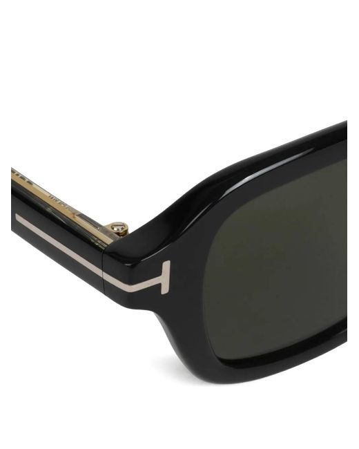 Tom Ford Gray Icon Square-Frame Sunglasses for men
