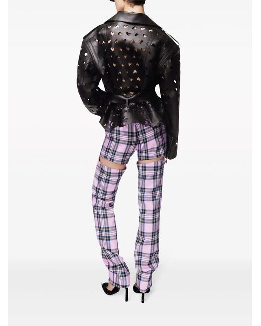 Area Blue Checked Trousers