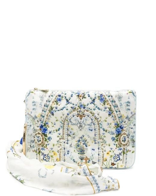 Clutch Ring Scarf di Camilla in Metallic