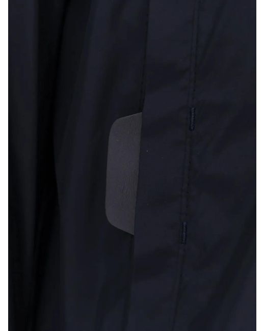 Corneliani Blue Zip-Up Reversible Cotton Jacket for men