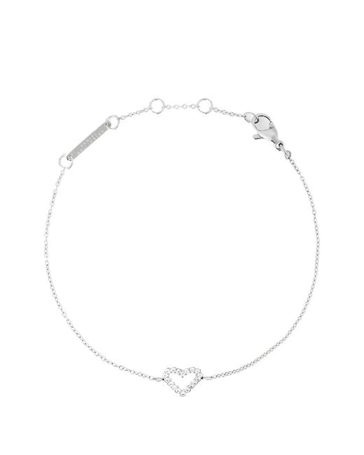 Daniel Wellington White Heart Chain Bracelet