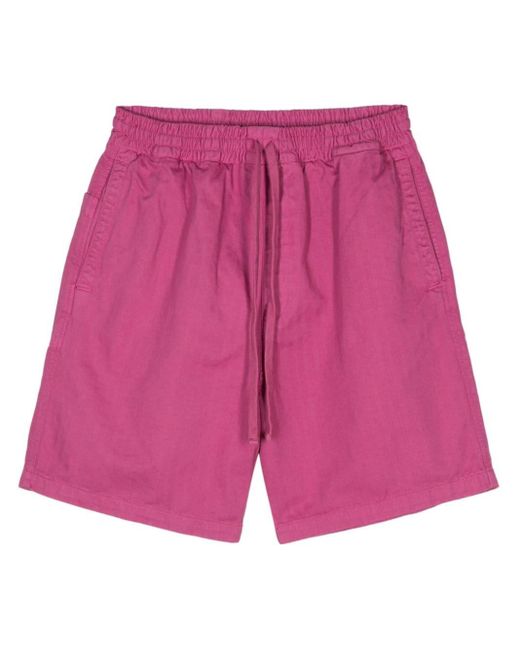 Carhartt Pink Rainer Herringbone Deck Shorts for men