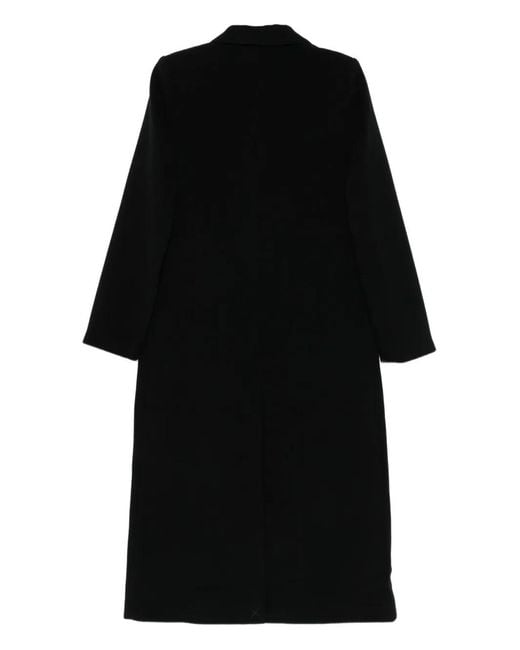 Samsøe & Samsøe Black Falcon Double-Breasted Coat