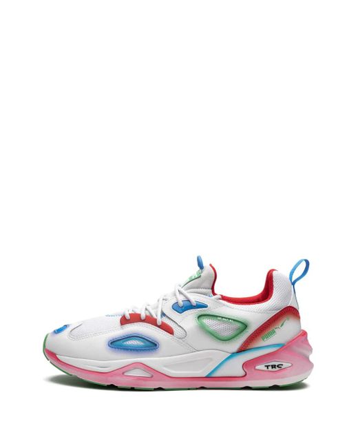 PUMA White Trc Blaze Krypton Sneakers