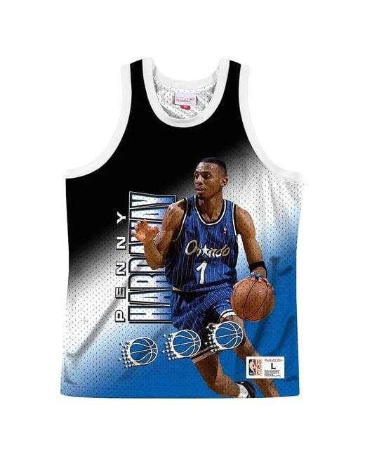 Mitchell & Ness Blue Orlando Magic Penny Hardaway "Behind The Back" Vest for men