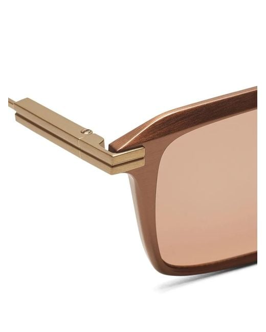 Zegna Pink Square-Frame Sunglasses for men