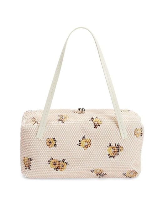 Jil Sander Natural Small Goji Pillow Tote Bag