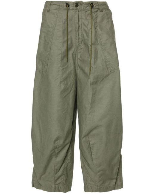 Pantalones anchos estilo capri Needles de hombre de color Green