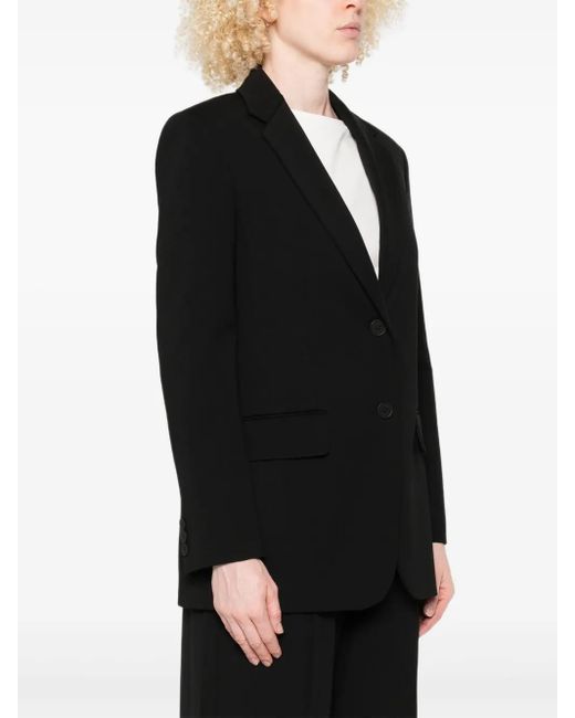 Weekend by Maxmara Black Single-Breasted Blazer