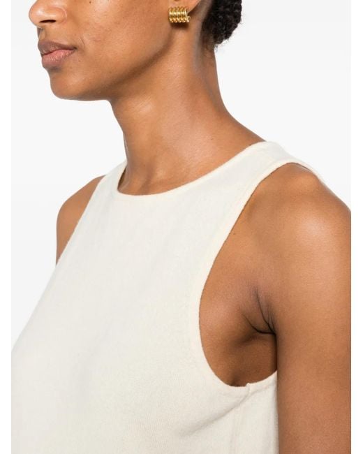 Sandro Natural Sleeveless Fine Knit Vest