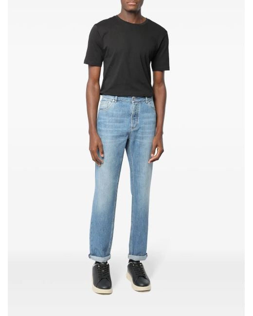 メンズ Brunello Cucinelli ストレートジーンズ Blue