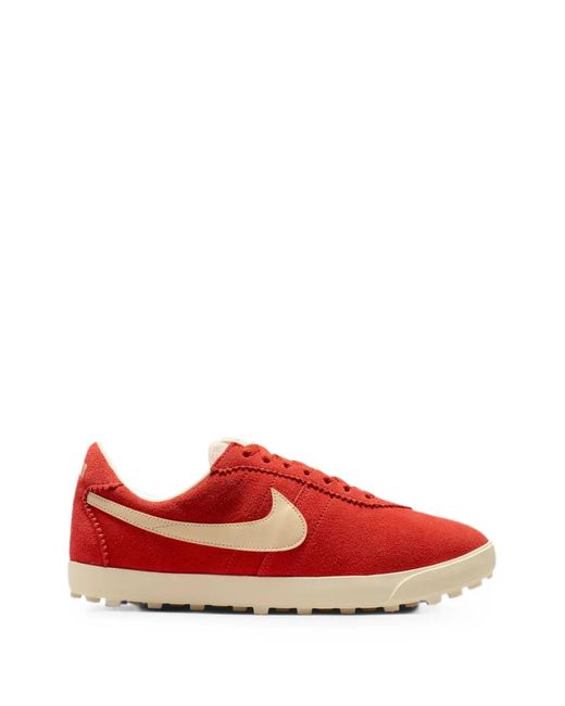 Nike Red Astrograbber Suede Sneakers