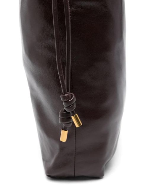 Isabel Marant Black Silven Schultertasche mit Kordelzug