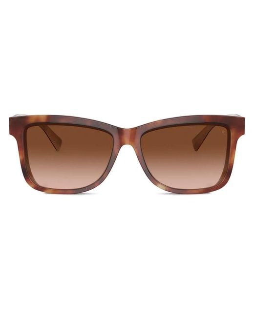 Brunello Cucinelli Brown Square-Frame Sunglasses