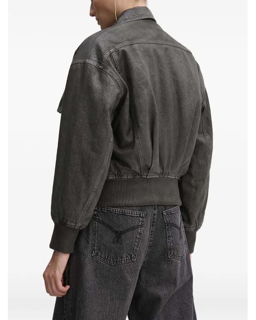 Elisabetta Franchi Gray Button Zip Jacket