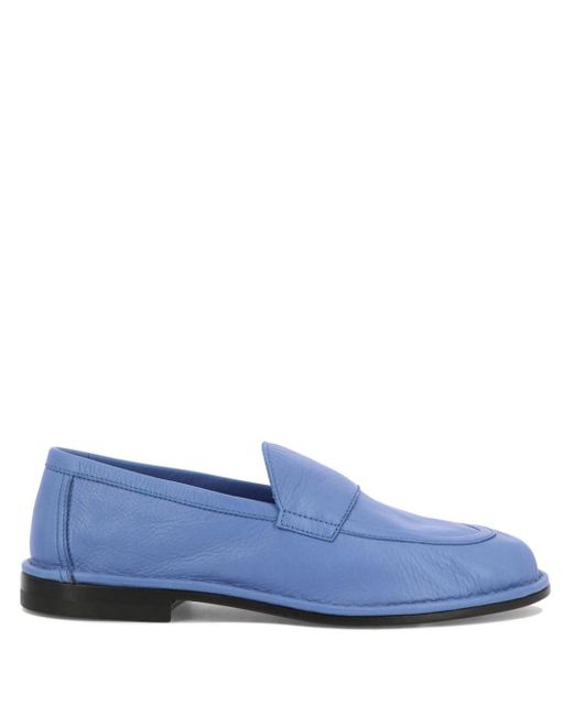Pierre Hardy Blue Noto Leather Loafers
