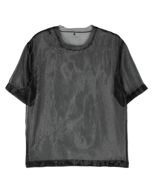 T-shirt semi trasparente di Patrizia Pepe in Gray da Uomo